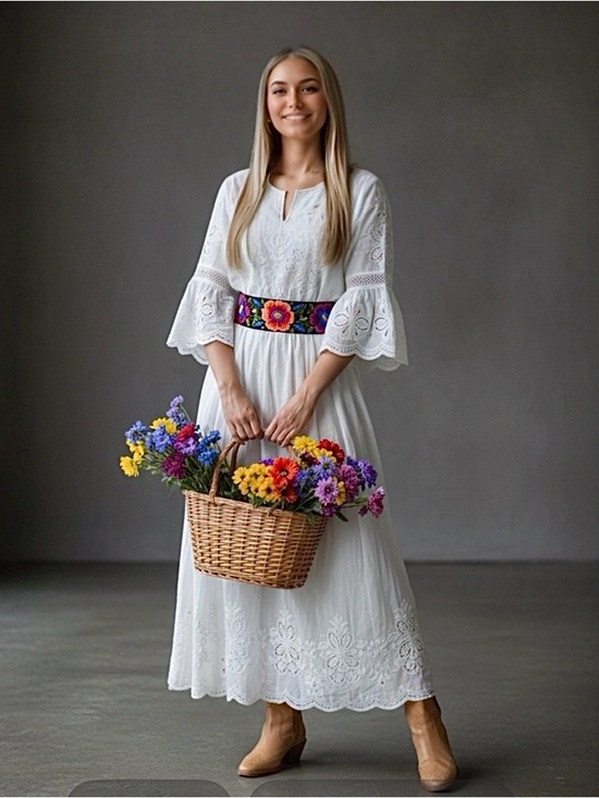 Vivid Importers Accessories - Floral Embroidered - Belt